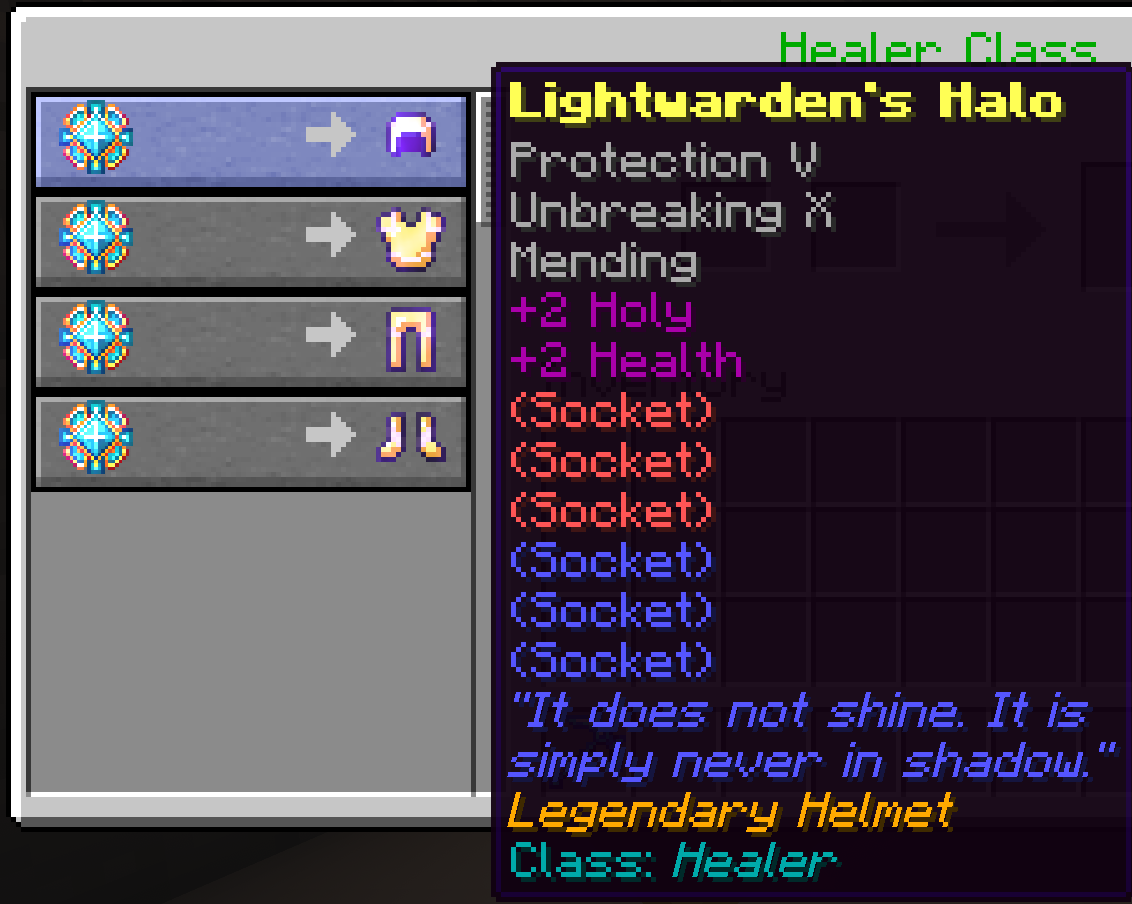 Lightwarden's Halo, part of the Lightwarden prestige set